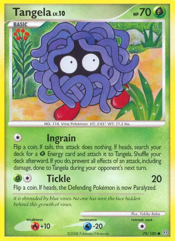 Tangela - Pokemon Stormfront #78