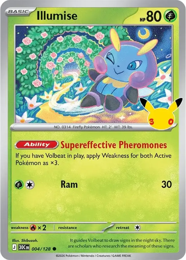 Illumise #4 - Pokemon 30th Celebration