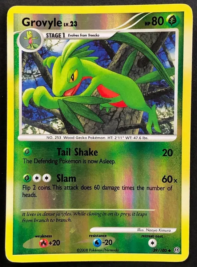 Grovyle [Reverse Holo] - Pokemon Stormfront #39