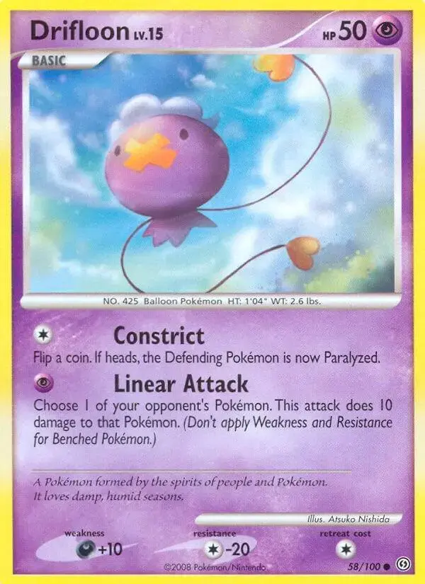 Drifloon - Pokemon Stormfront #58