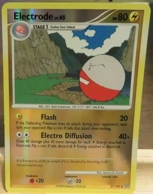 Electrode [Reverse Holo] - Pokemon Stormfront #37