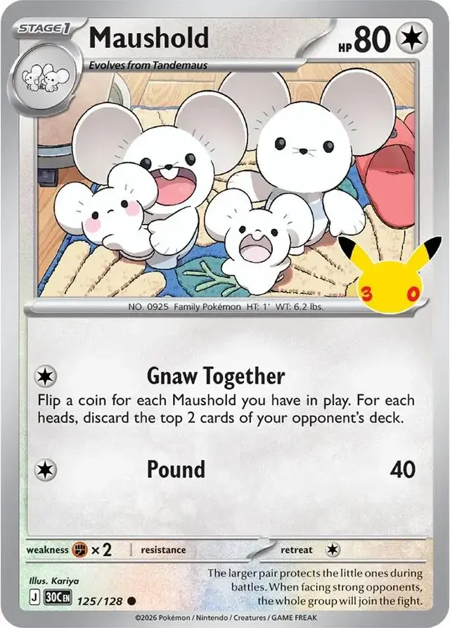 Maushold #125 - Pokemon 30th Celebration