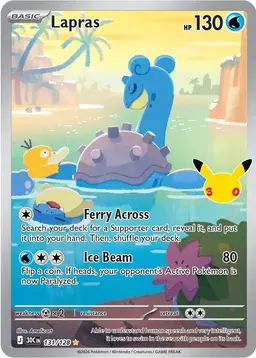 Lapras 131 - Pokemon 30th Celebration