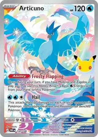 Articuno #132 - Pokemon 30th Celebration