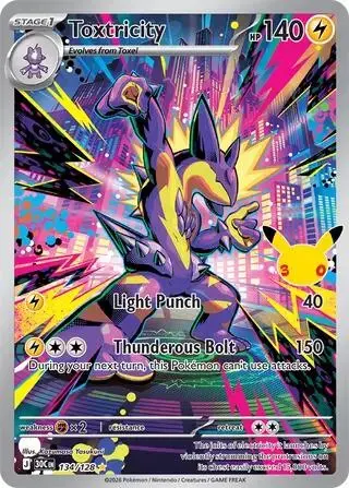 Toxtricity #134 - Pokemon 30th Celebration