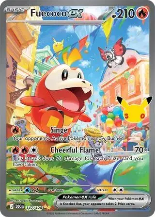 Fuecoco ex #147 - Pokemon 30th Celebration