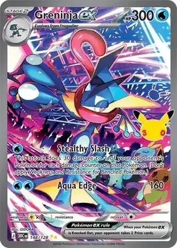 Greninja ex 148 - Pokemon 30th Celebration