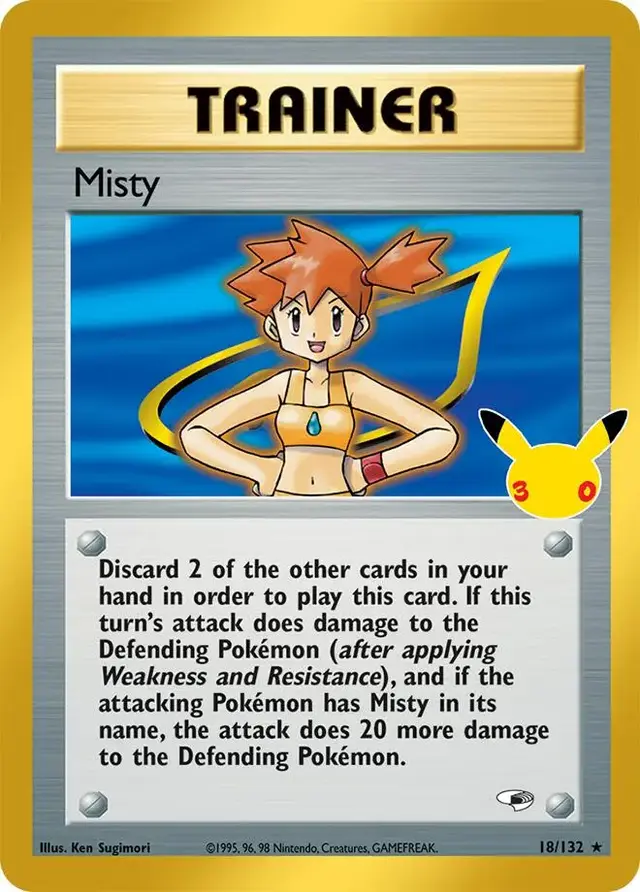 Misty #18 - Pokemon 30th Celebration Classic Collection