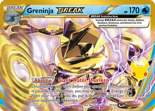 Greninja BREAK #41 - Pokemon 30th Celebration Classic Collection