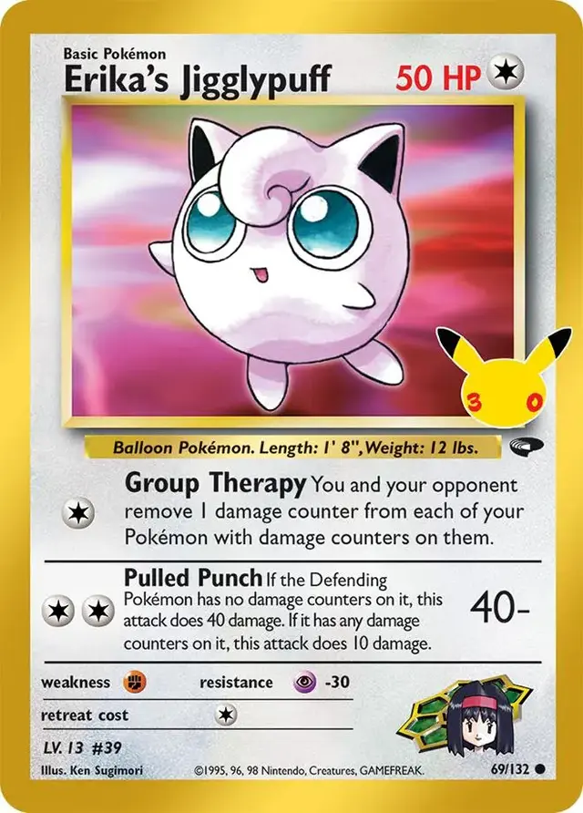 Erika's Jigglypuff #69 - Pokemon 30th Celebration Classic Collection
