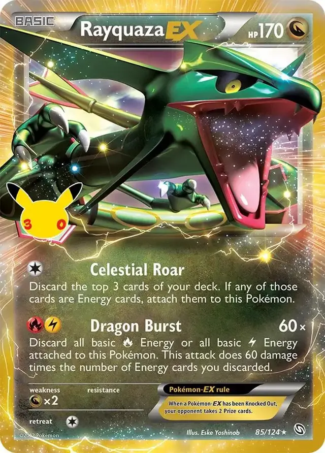 Rayquaza EX #85 - Pokemon 30th Celebration Classic Collection