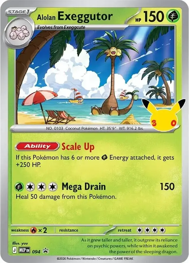 Alolan Exeggutor [30th Celebration]