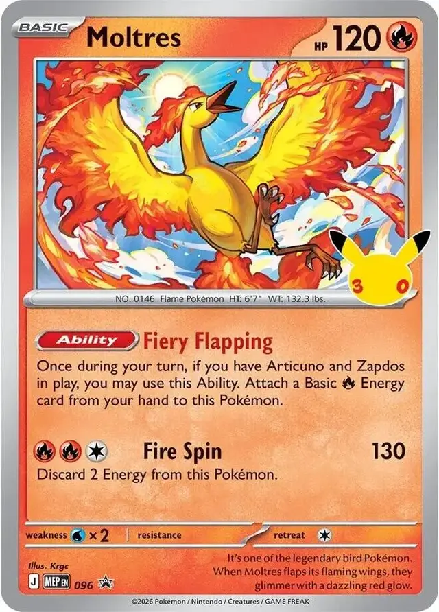 Moltres [30th Celebration]