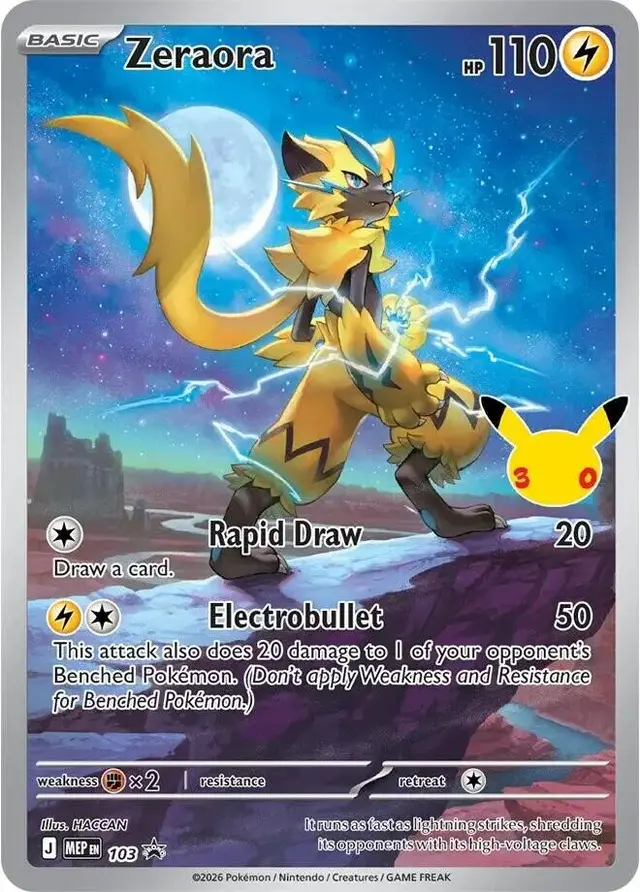Zeraora [30th Celebration]