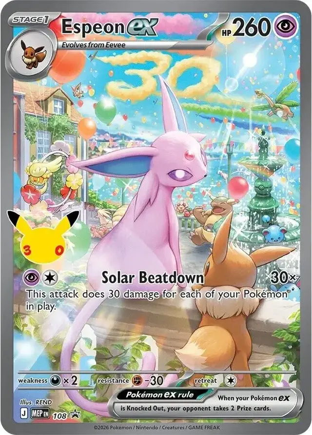 Espeon ex [30th Celebration]