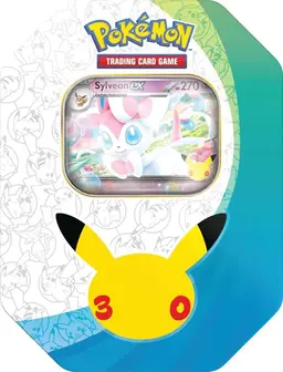 30th Celebration ex Tin [Sylveon ex] - Pokemon 30th Celebration