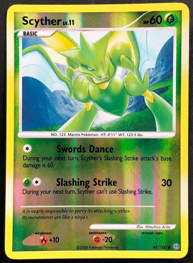 Scyther [Reverse Holo] - Pokemon Stormfront #49