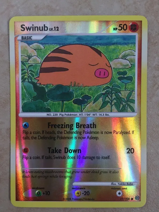 Swinub [Reverse Holo] - Pokemon Stormfront #77