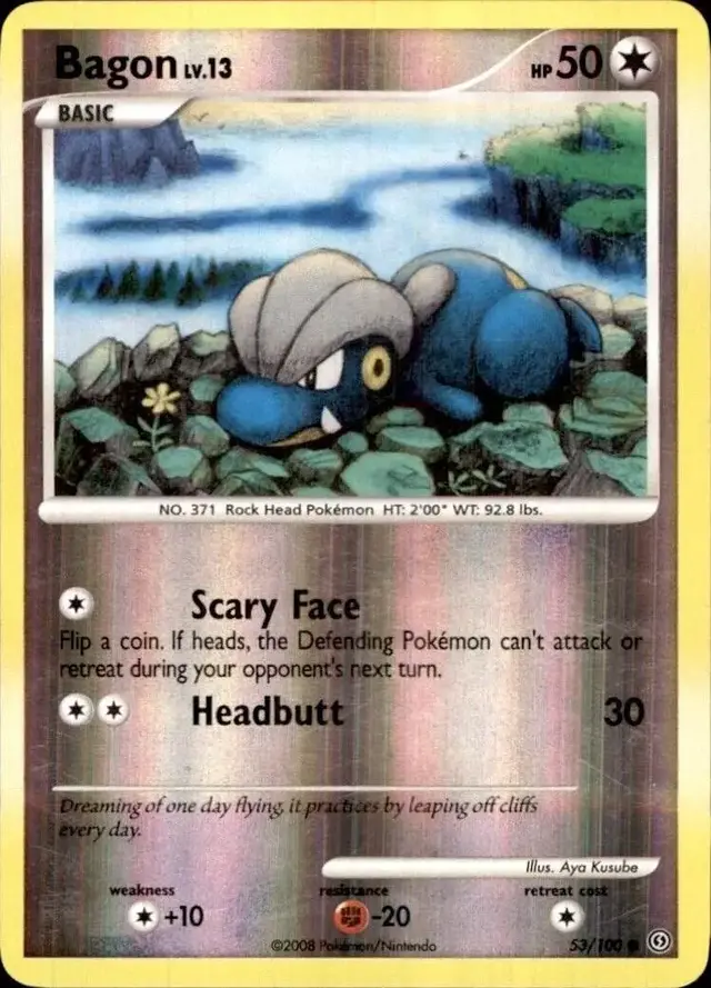 Bagon [Reverse Holo] - Pokemon Stormfront #53