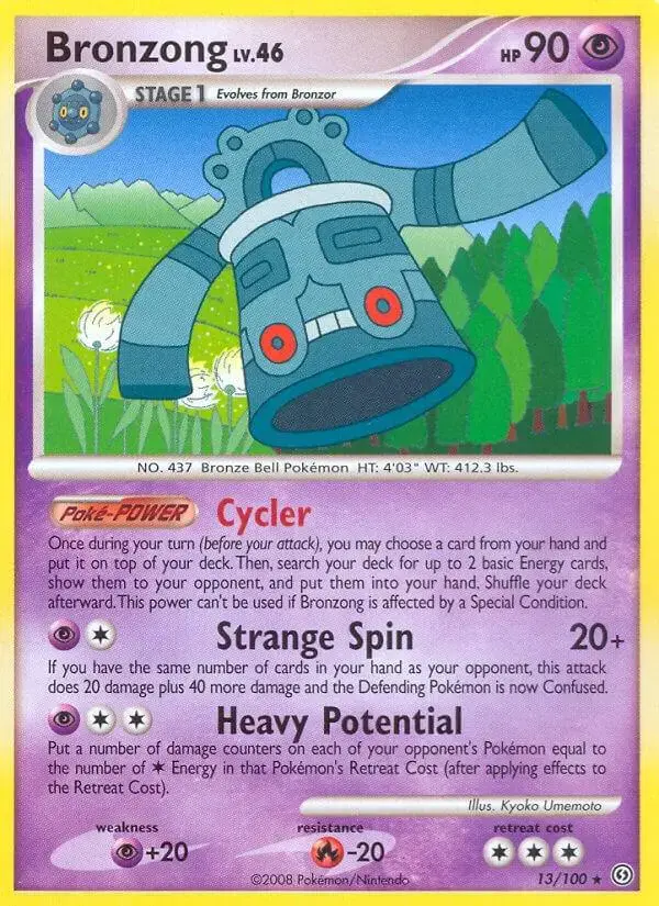 Bronzong - Pokemon Stormfront #13