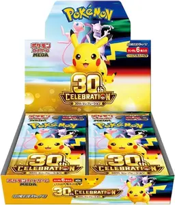 MEGA Expansion 30th Celebration Booster Box - Pokemon Japanese MEGA Expansion 30th Celebration