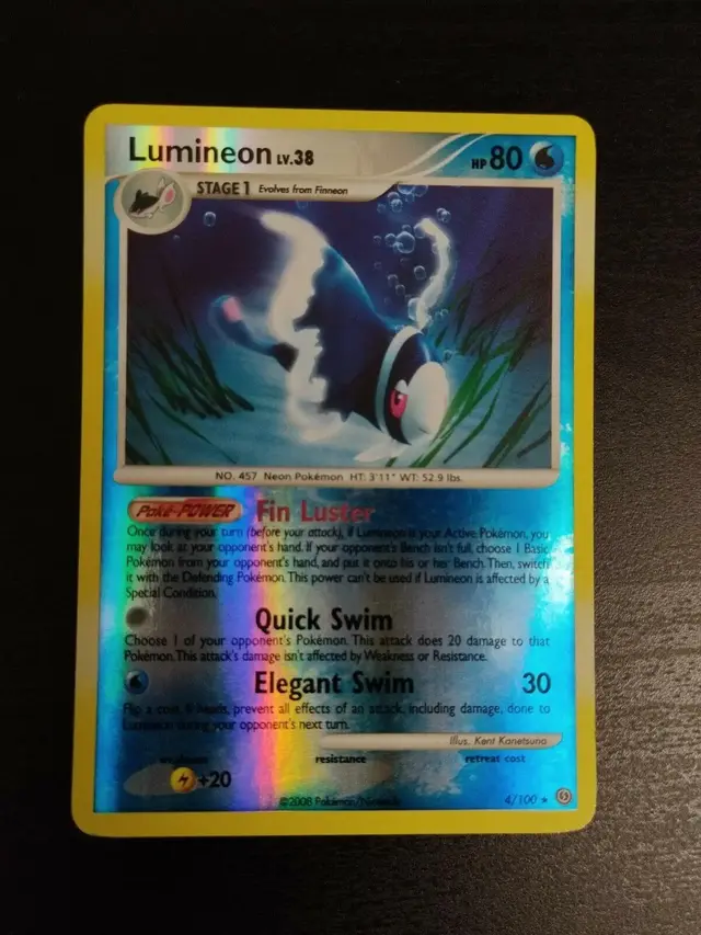 Lumineon [Reverse Holo] - Pokemon Stormfront #4