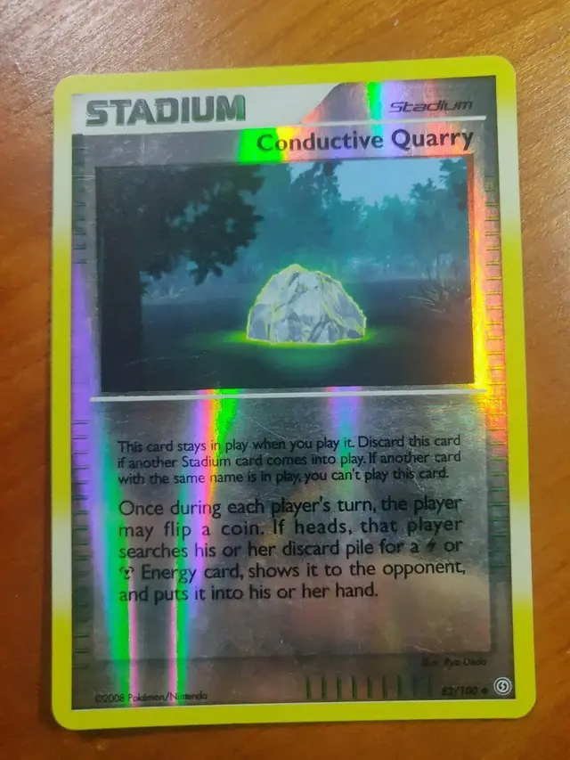 Conductive Quarry [Reverse Holo] - Pokemon Stormfront #82