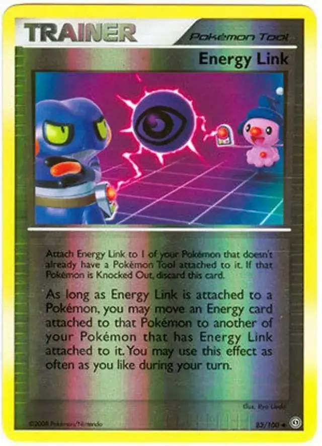 Energy Link [Reverse Holo] - Pokemon Stormfront #83