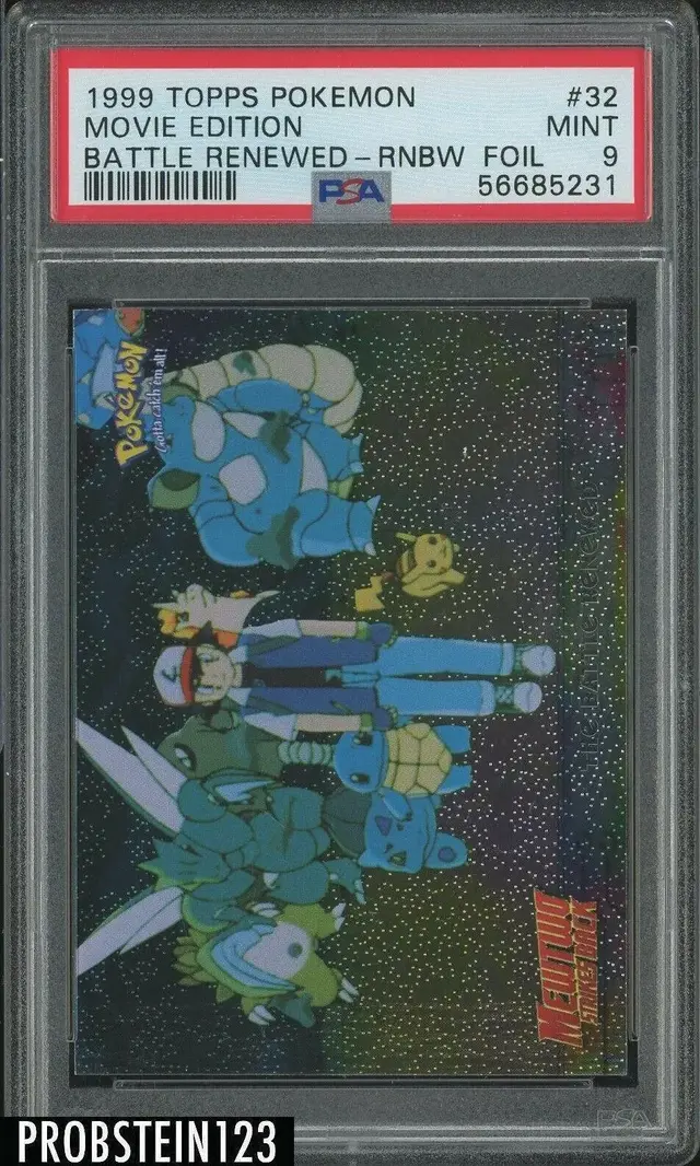 Battle Renewed [Rainbow Foil] #32 - Pokemon 1999 Topps Movie