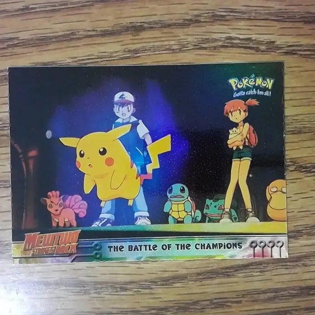 Battle of the Champions [Rainbow Foil] #25 - Pokemon 1999 Topps Movie