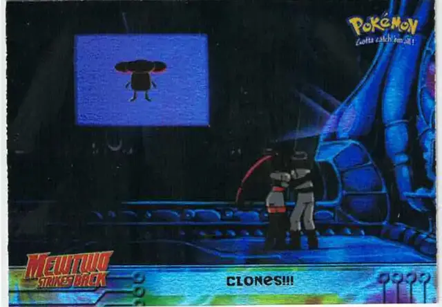 Clones [Rainbow Foil] #29 - Pokemon 1999 Topps Movie