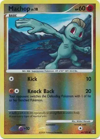 Machop [Reverse Holo] - Pokemon Stormfront #64