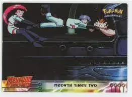 Meowth Times Two #23 - Pokemon 1999 Topps Movie