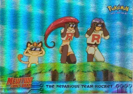 Nefarious Team Rocket [Foil] #12 - Pokemon 1999 Topps Movie