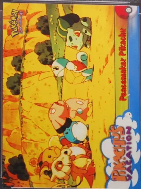 Peacemaker Pikachu [Corrected] #46 - Pokemon 1999 Topps Movie
