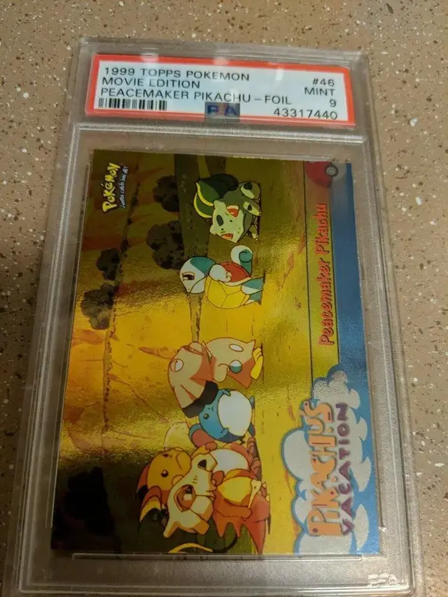 Peacemaker Pikachu [Foil] #46 - Pokemon 1999 Topps Movie