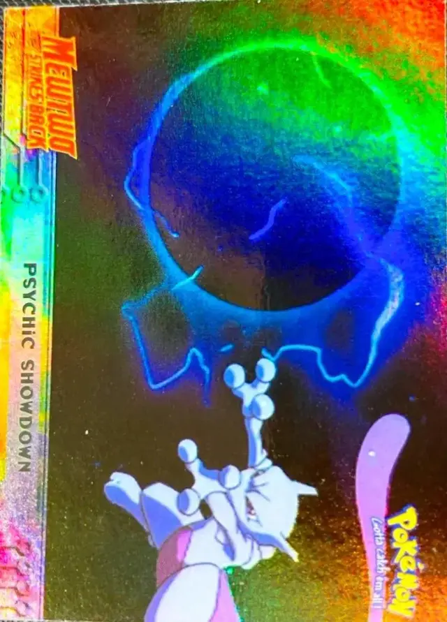 Psychic Showdown [Rainbow Foil] #33 - Pokemon 1999 Topps Movie