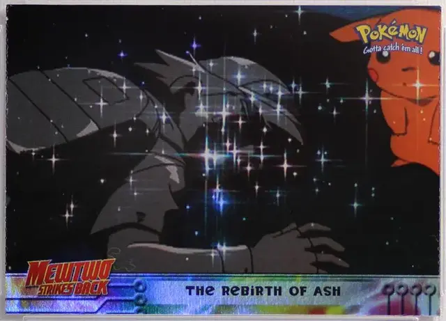 Rebirth of Ash [Rainbow Foil] #38 - Pokemon 1999 Topps Movie