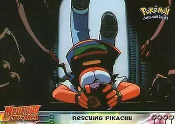 Rescuing Pikachu #30 - Pokemon 1999 Topps Movie