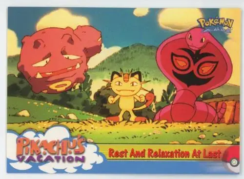 Rest and Relaxation at Last #49 - Pokemon 1999 Topps Movie