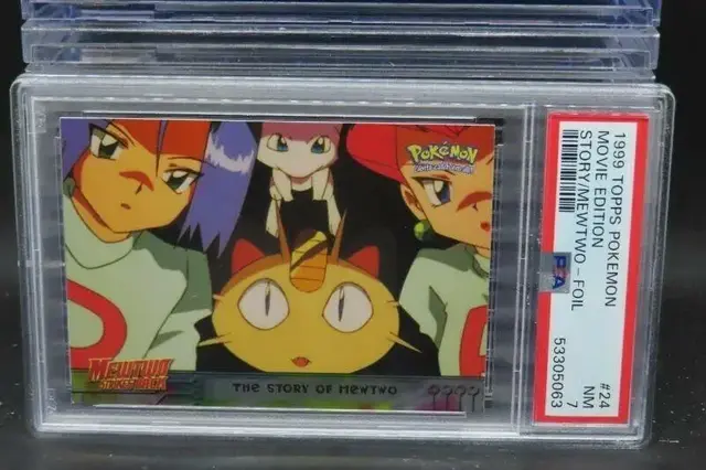 Story of Mewtwo [Foil] #24 - Pokemon 1999 Topps Movie