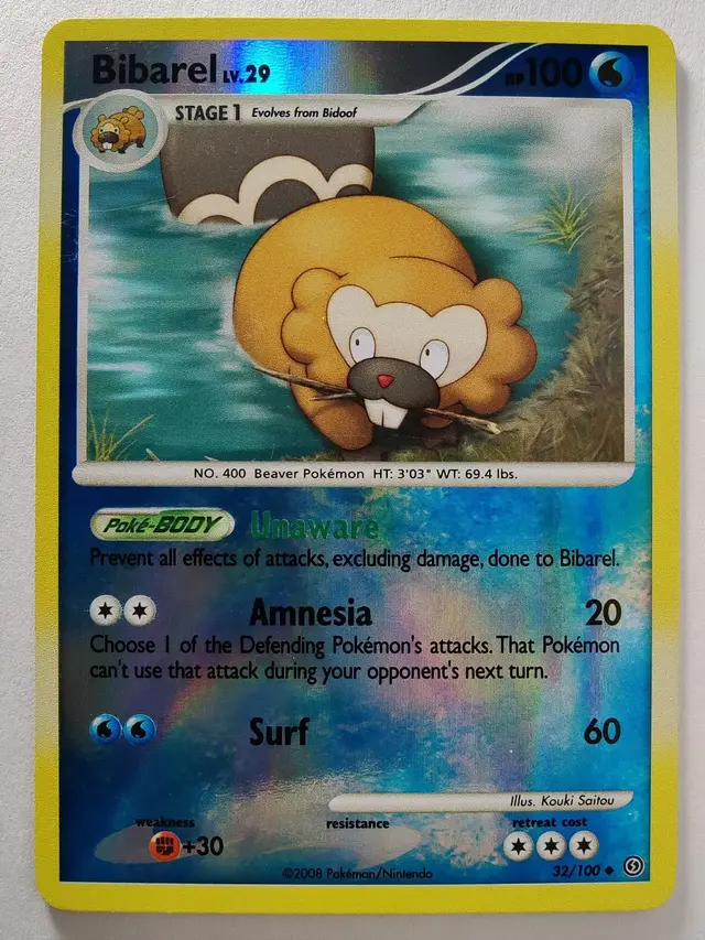 Bibarel [Reverse Holo] - Pokemon Stormfront #32