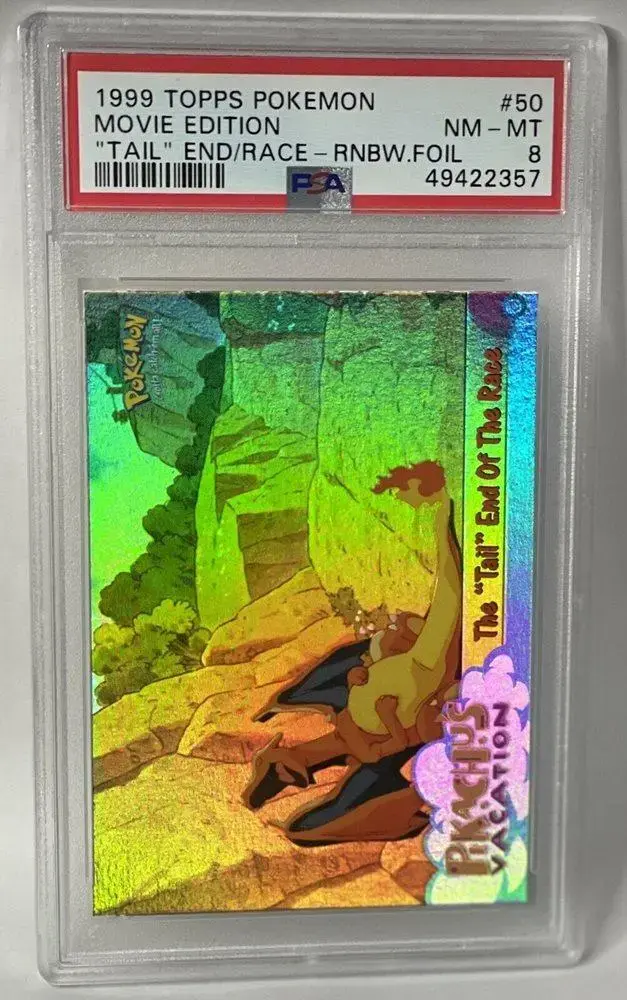 The Tail End of the Race [Rainbow Foil] #50 - Pokemon 1999 Topps Movie