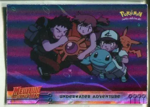 Underwater Adventure [Foil] #17 - Pokemon 1999 Topps Movie