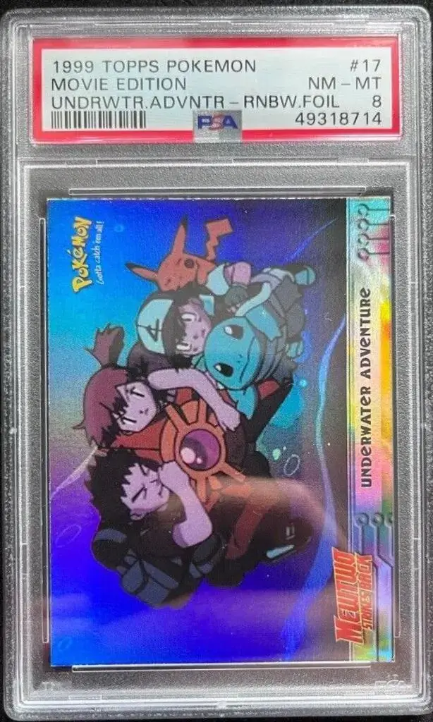 Underwater Adventure [Rainbow Foil] #17 - Pokemon 1999 Topps Movie
