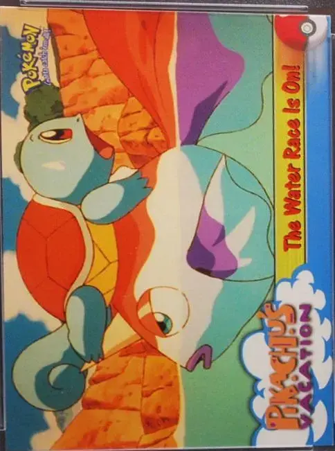 Water Race Is on [Corrected] #47 - Pokemon 1999 Topps Movie