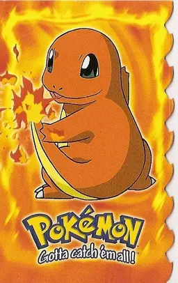 Charmander #4 - Pokemon 1999 Topps Movie Die Cut