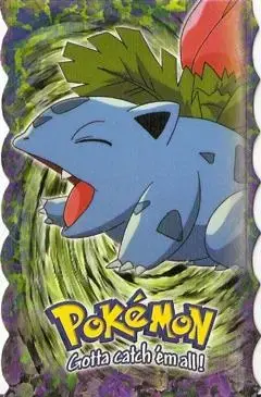 Ivysaur #2 - Pokemon 1999 Topps Movie Die Cut