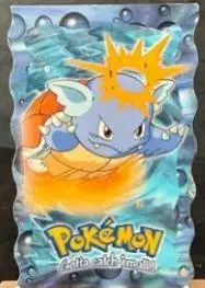 Wartortle #8 - Pokemon 1999 Topps Movie Die Cut