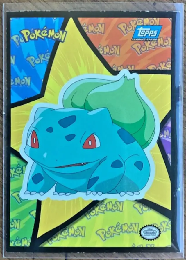 Bulbasaur #6 - Pokemon 1999 Topps Movie Sticker